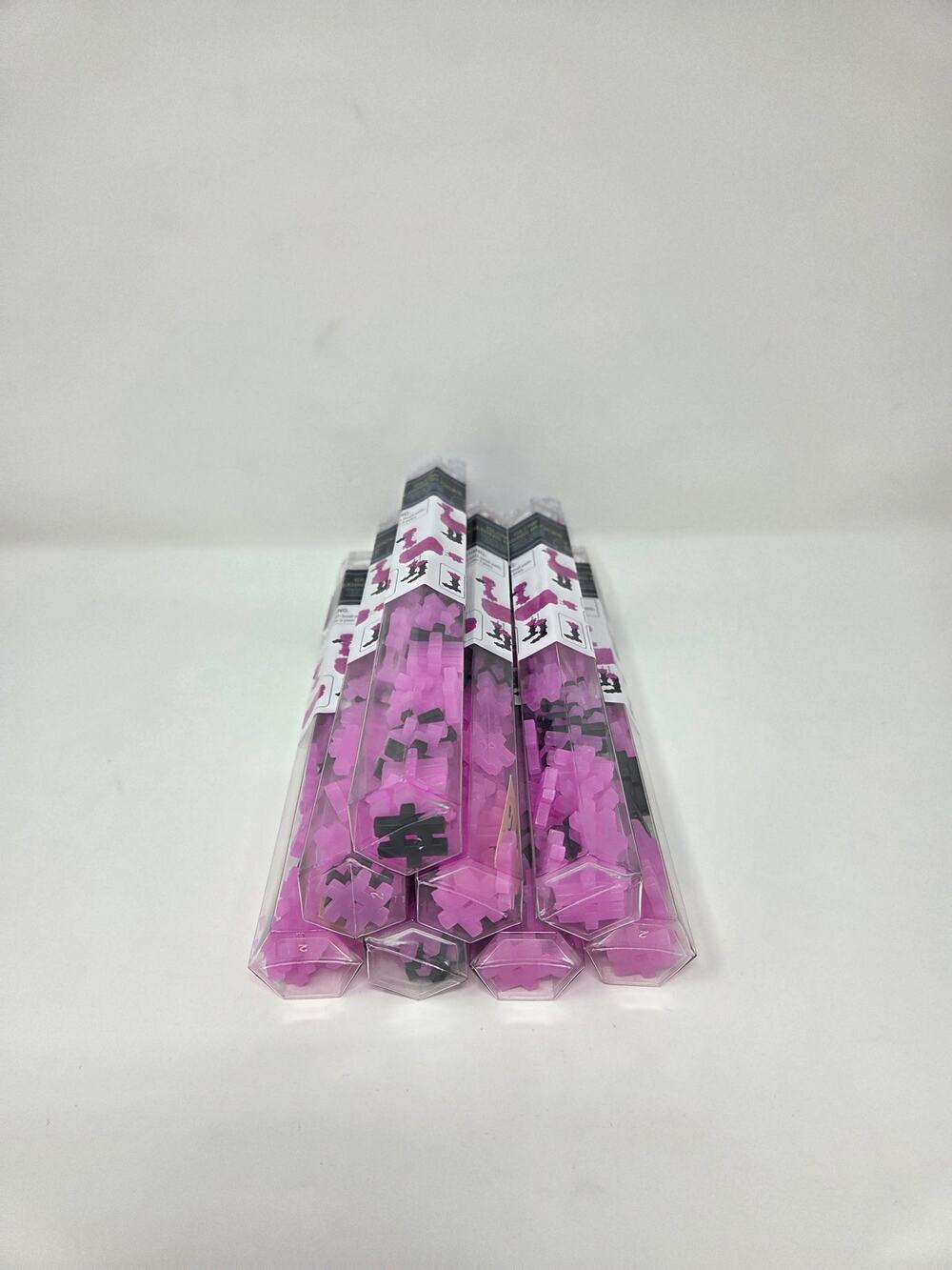 Flamingo Hashtag Glow In The Dark Building Blocks Set of 8